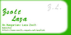 zsolt laza business card